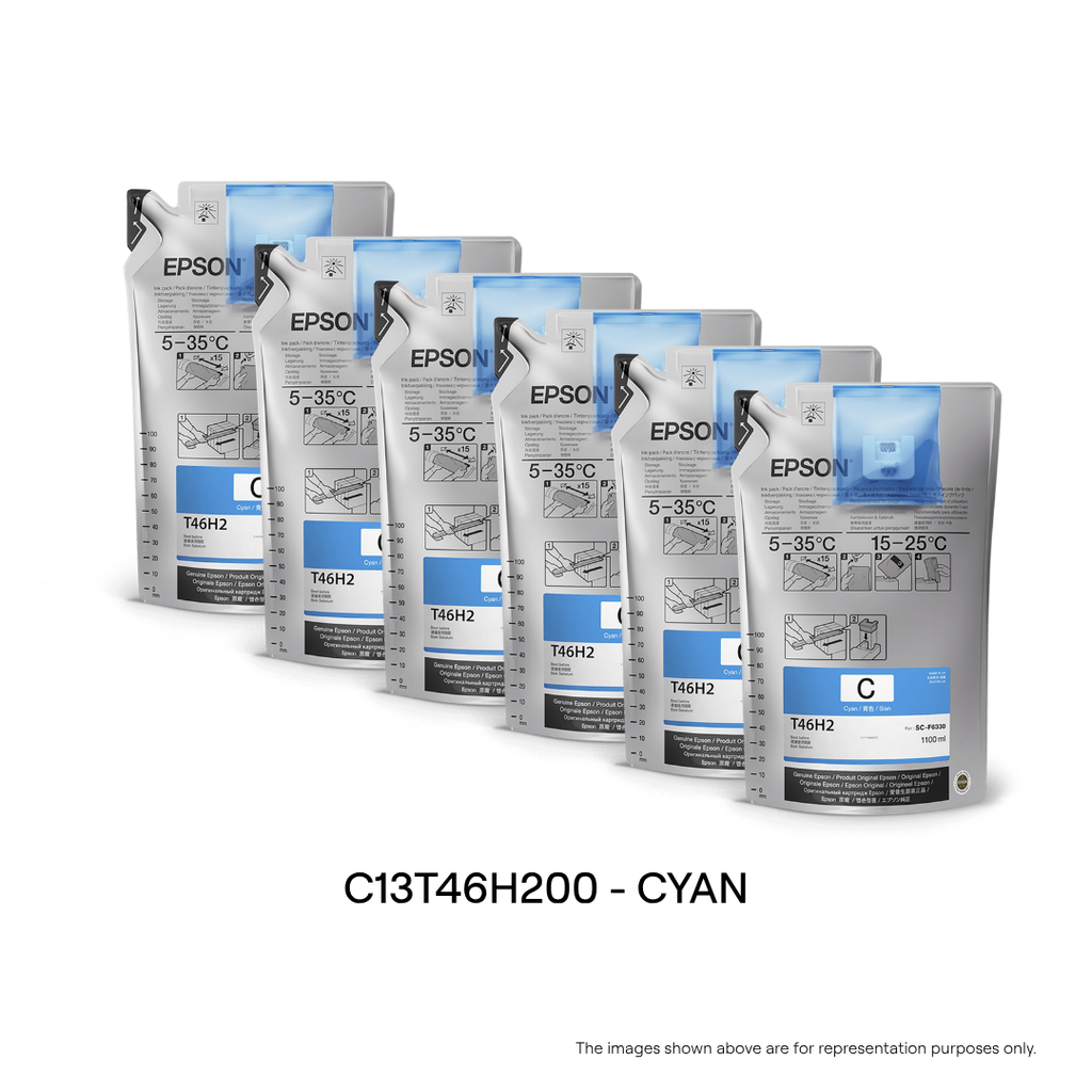 C13T46H200-IP FOR SC-F6330,F9430 & F9430H : C - CYAN INK