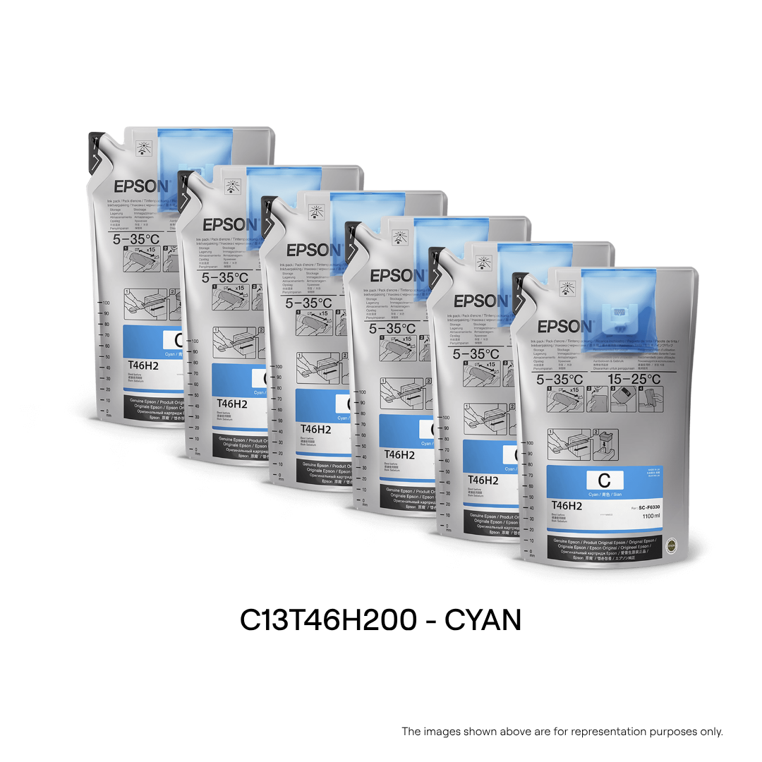 C13T46H200-IP FOR SC-F6330,F9430 & F9430H : C - CYAN INK