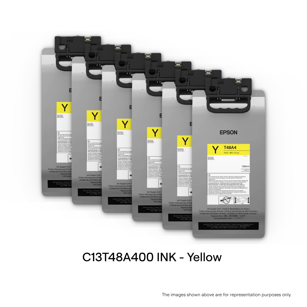 C13T48A400 INK SUPPLY UNIT, Yellow for F3030
