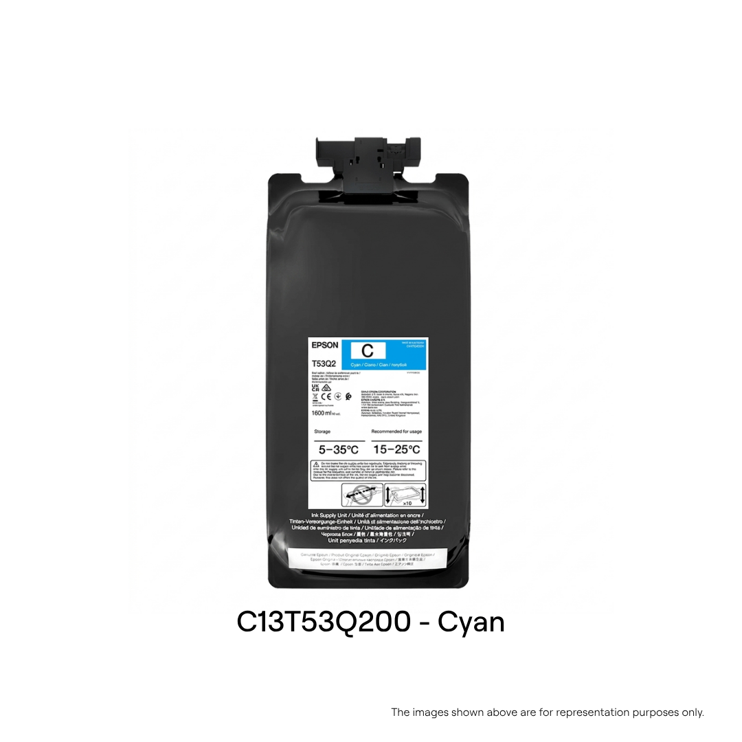 C13T53Q200 Ink for SC- F6430/F6430H/F9530/F9530H : C - CYAN INK | 1.6 LTR