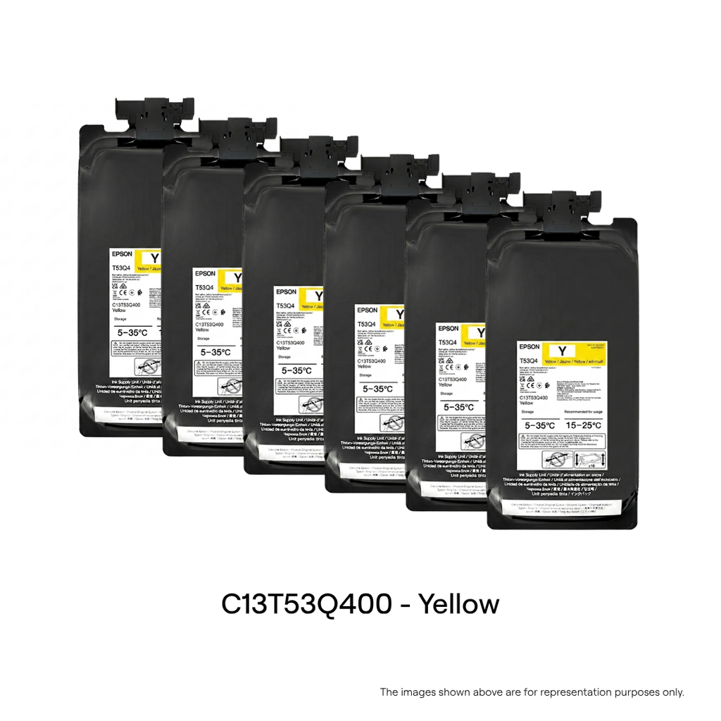 C13T53Q400 For F6430/F6430H/F9530/F9530H : Y - YELLOW INK | 1.6 LTR