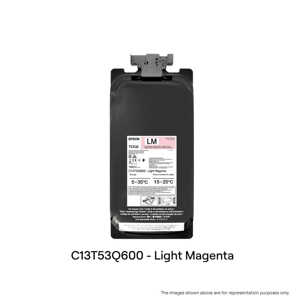 C13T53Q600 for F6430H/F9530H : LM - LIGHT MAGENTA INK | 1.6 LTR