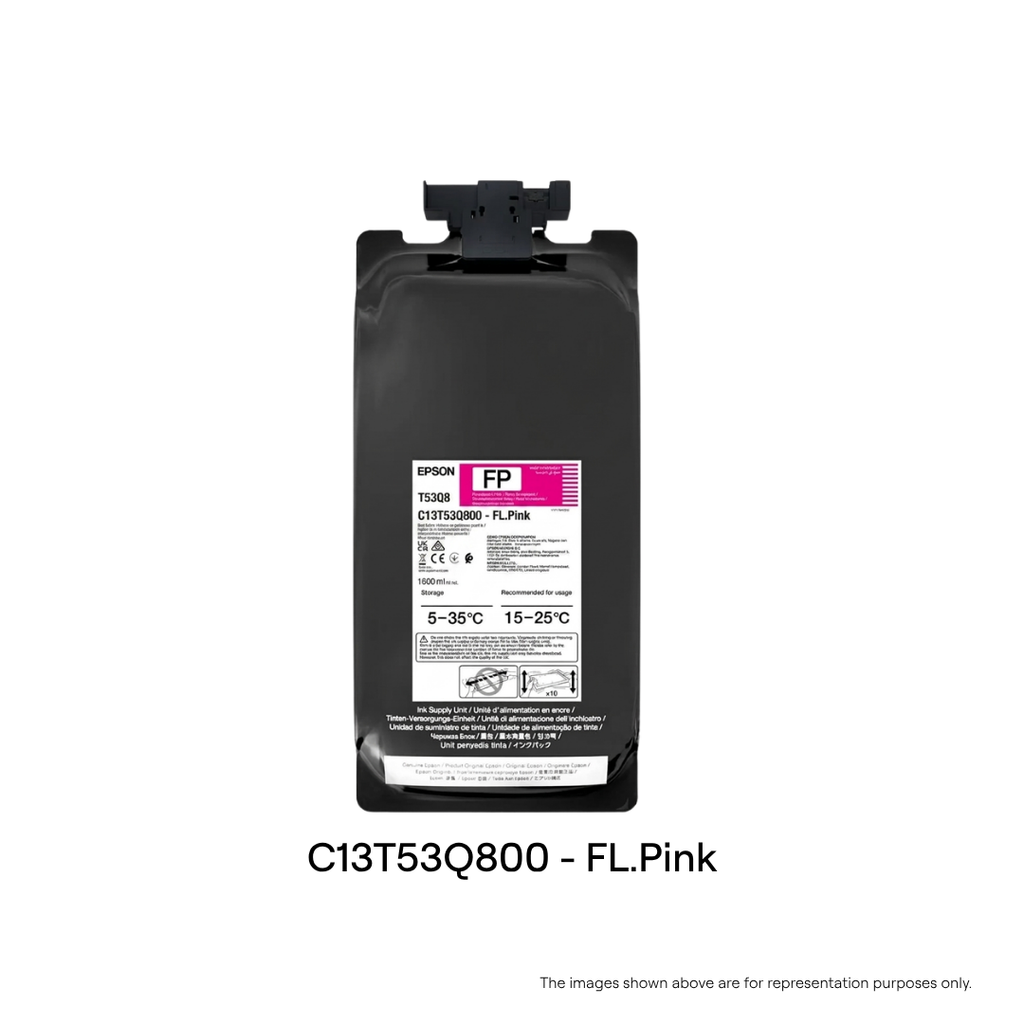 C13T53Q800 For F6430H/F9530H : FP - FLUORESCENT PINK INK | 1.6 LTR