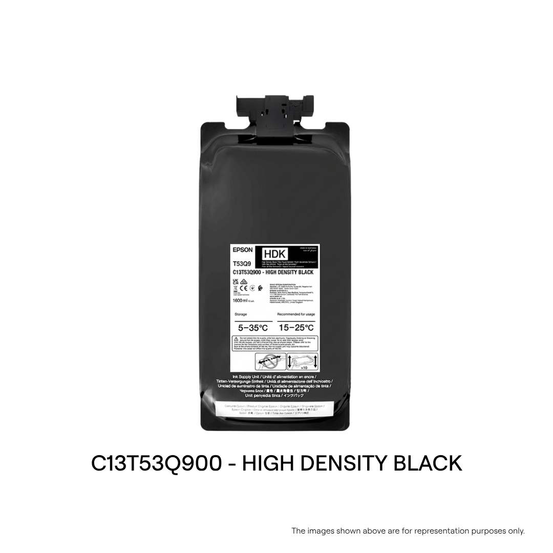 C13T53Q900 For F6430/F6430H/F9530/F9530H : HDK - HIGH DENSITY BLACK INK | 1.6 LTR