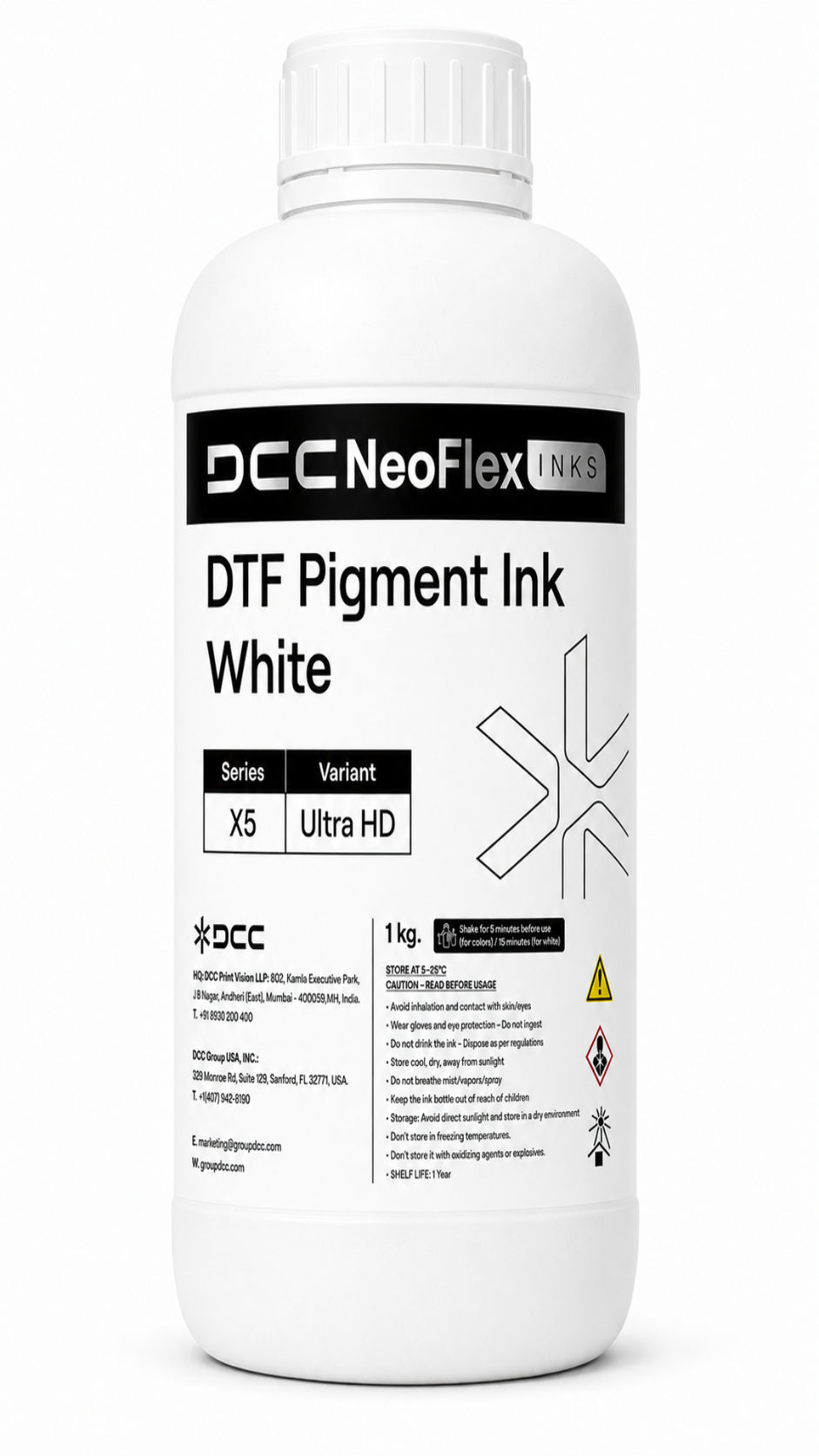 NeoFlex DTF Ultra HD Pigment Ink X5
