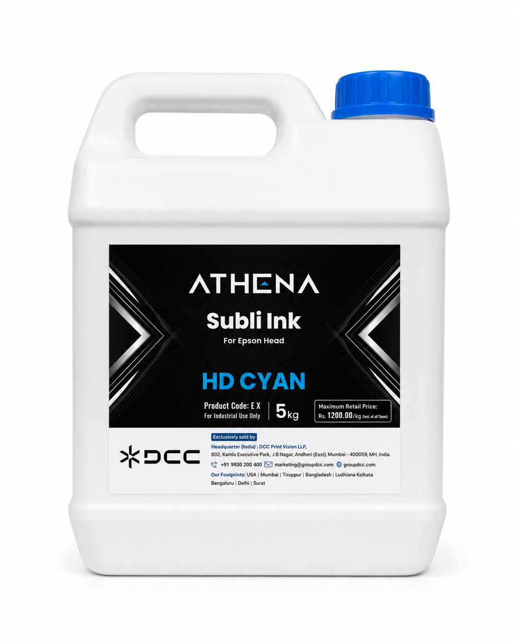 Athena HD Subli Ink for Epson Head - CMYK