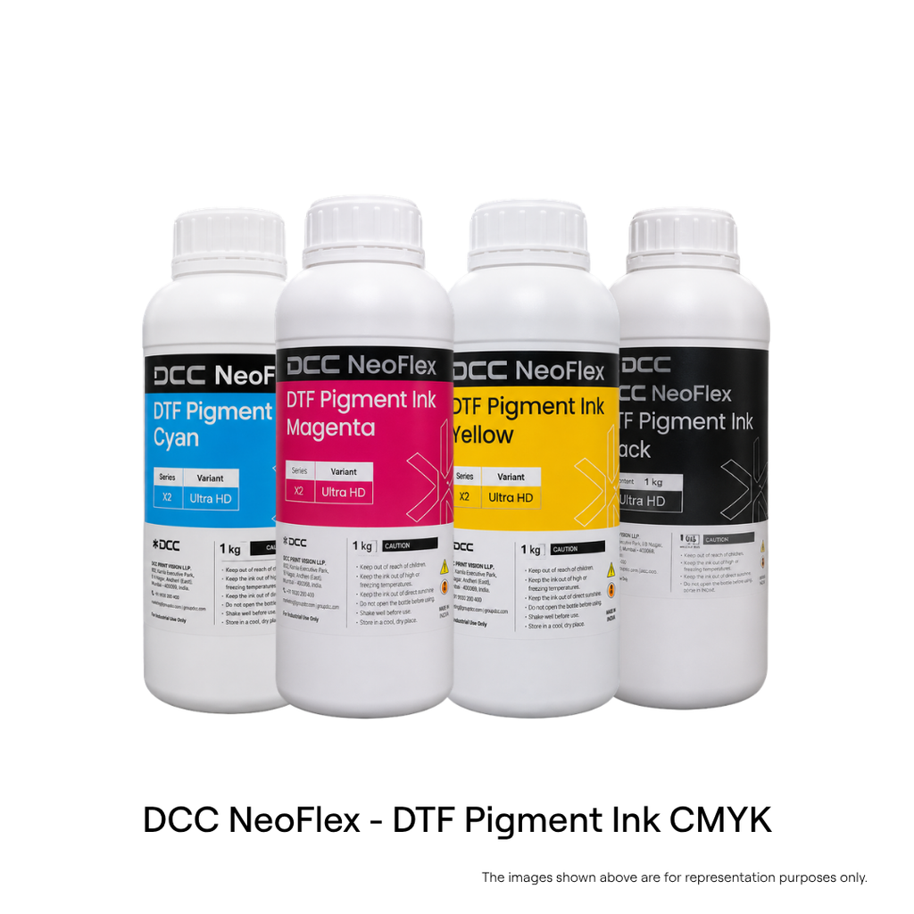 NeoFlex DTF Ultra HD pigment Ink X2 - CMYK + W