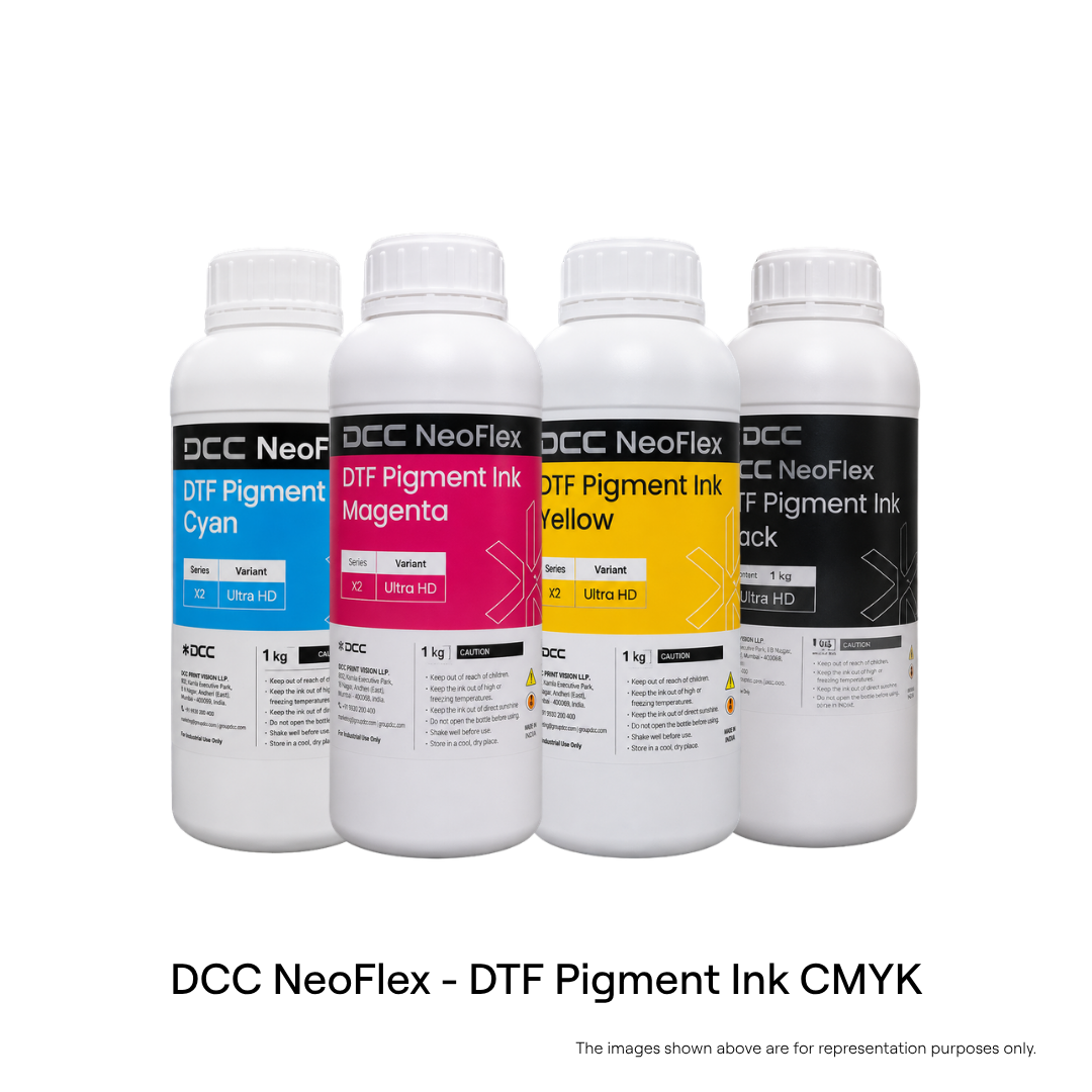 NeoFlex DTF Ultra HD pigment Ink X2 - CMYK + W